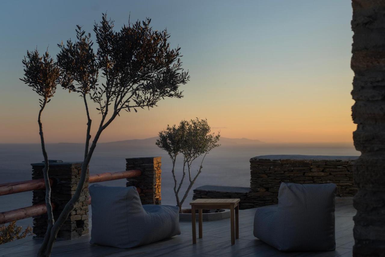 Acron Andros - Luxury Villa With Private Pool Korthio Exterior foto